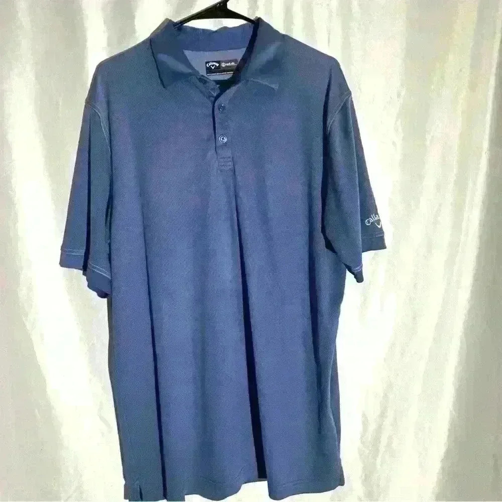 Callaway Opti•Dri  Men's Golf Polo Shirt Sz XL  100% Polyester